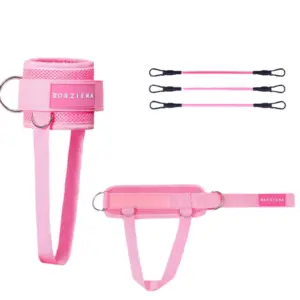 Padded Ankle Straps & Bands Set for Glute Workouts