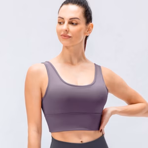 Teal yoga bra