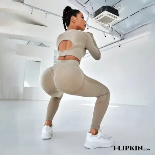 Women's Full Sleeve Gym Suit - Moisture-Wicking for High-Intensity Workouts